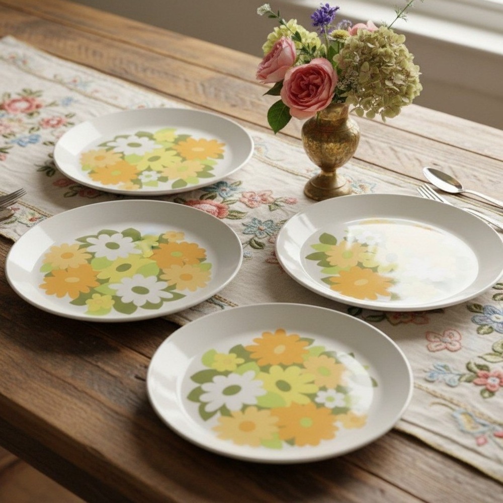 Johnson Bros. Kerrydale Ironstone 4 Bread & Butter Plates - England